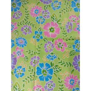 Zoe by Max & Nobie Fabric by MODA Floral on Green BOHO Whimsy OOP Quilting Craft